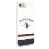 U.S. POLO ASSN. Tricolor Pattern Collection USHCI8PCSTRB tok iPhone 7/8/SE 2020 fehér - 3. kép