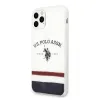 U.S. POLO ASSN. Tricolor Pattern Collection USHCN65PCSTRB tok iPhone 11 Pro MAX fehér - 0. kép