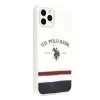 U.S. POLO ASSN. Tricolor Pattern Collection USHCN65PCSTRB tok iPhone 11 Pro MAX fehér - 3. kép