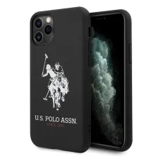 U.S. POLO ASSN. Silicone Collection USHCN65SLHRBK tok iPhone 11 Pro Max fekete