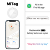 MiLi GPS Bluetooth MiTag Tracker HD-P16 Apple + kulcstartó fekete - 2. kép