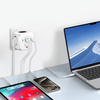 Tech-protect Pcl3x4 hálózati elosztó 2 USB & 2 Type-c & 3 aljzat fehér - 1. kép