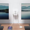 Tech-protect Pcl3x4 hálózati elosztó 2 USB & 2 Type-c & 3 aljzat fehér - 3. kép