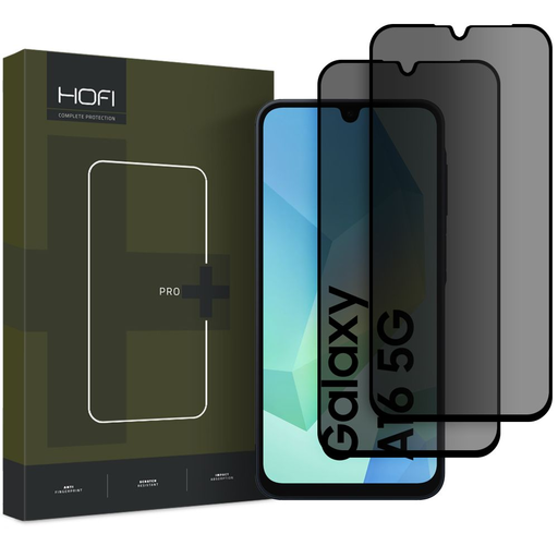 Hofi Anti Spy Glass Pro+ privát üvegfólia 2-pack Galaxy A16 4G / 5G üvegfólia