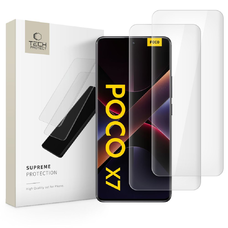 Tech-protect Glass UV+ 2-csomag Xiaomi Redmi Note 14 Pro 4G / 5G / 14 Pro+ Plus 5G / Poco X7 5G tiszta üvegfólia
