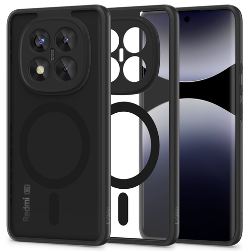 Tech-protect Magmat Magsafe Xiaomi Redmi Note 14 Pro+ Plus 5G Matte Black tok Tech-protect Magmat Magsafe Xiaomi Redmi Note 14 Pro+ Plus 5G Matte Black tok