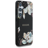 Guess Grained Printed Flower Mintás MagSafe Samsung Galaxy S25 tok fekete - 2. kép