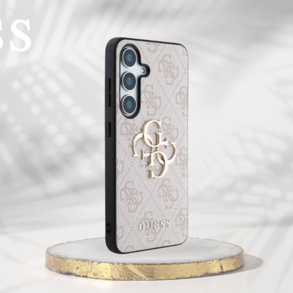 Guess Nagy 4G Logo Klasszikus Logo Samsung Galaxy S25 Plus rózsaszín tok - 9