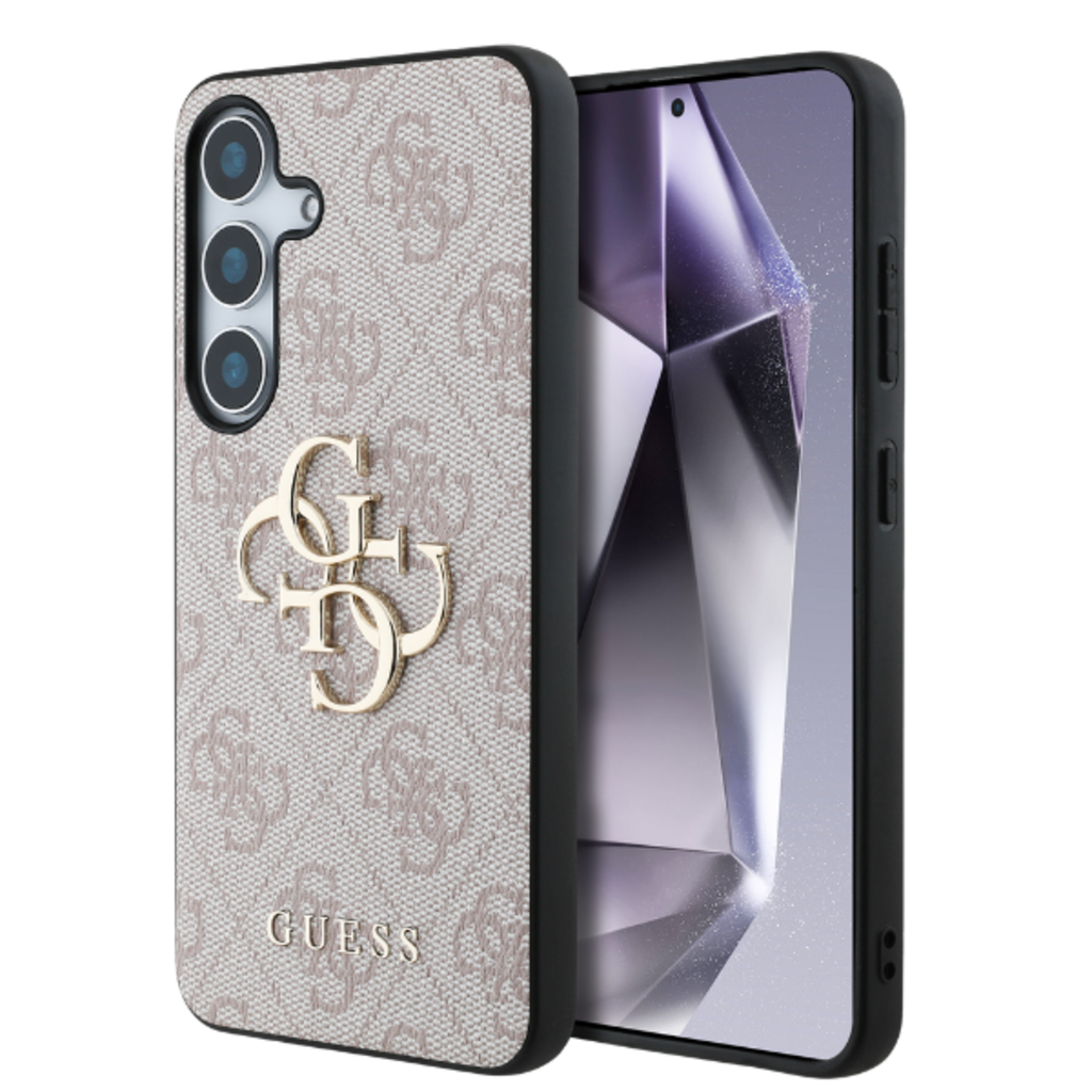 Guess Nagy 4G Logo Klasszikus Logo Samsung Galaxy S25 Plus rózsaszín tok - 10