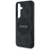 Guess 4G Round Patch Classic Logo MagSafe tok Samsung Galaxy S25 fekete - 4. kép