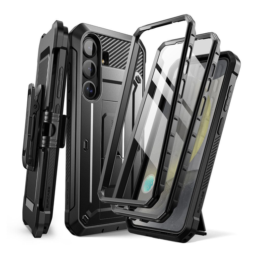 Supcase Unicorn Beetle Pro 2-darabos Galaxy S25 Black tok