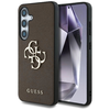 Guess Grained Big 4G Logo Small Classic Logo Samsung Galaxy S25 barna tok thumbnail