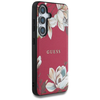 Guess Grained Printed Flower minta MagSafe tok Samsung Galaxy S25 fukszia - 2. kép