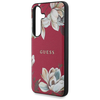 Guess Grained Printed Flower minta MagSafe tok Samsung Galaxy S25 fukszia - 4. kép