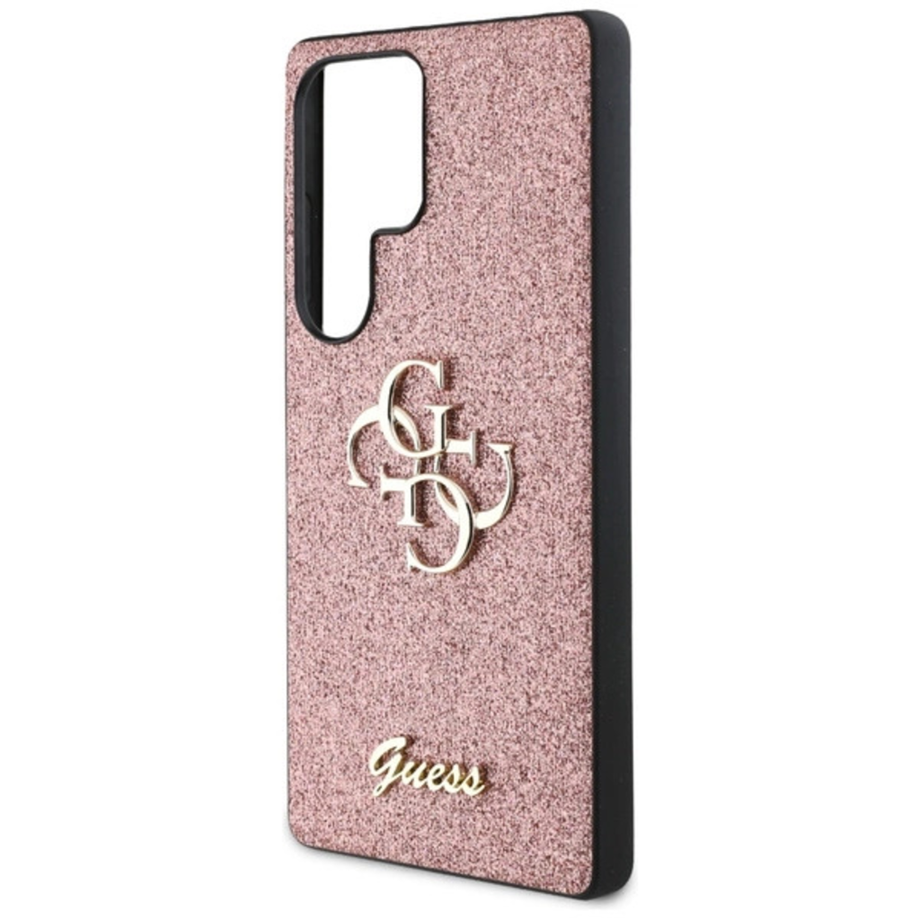 GUESS tok Samsung Galaxy S25 Ultra GUHCS25LHG4SGP (Fix Glitter Big 4G) rózsaszín tok - 7