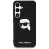 KARL LAGERFELD tok a SAMSUNG S25 KLHCS25SPGKLKIPK (PU Monogram K. Head Pin) fekete tok - 0. kép