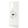 KARL LAGERFELD tok SAMSUNG S25 Ultra KLHMS25LHLSCHH (Magnetic IML Metal Choupette Head) fehér tok - 1. kép