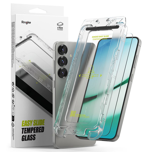 Ringke Easy Slide 2-pack üvegfólia Galaxy S25 Clear Ringke Easy Slide 2-pack üvegfólia Galaxy S25 Clear