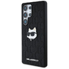 KARL LAGERFELD tok Samsung Galaxy S25 Ultra KLHCS25LPGKLCHPK (PU Monogram Choupette Head Pin) fekete tok - 0. kép