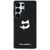 KARL LAGERFELD tok Samsung Galaxy S25 Ultra KLHCS25LPGKLCHPK (PU Monogram Choupette Head Pin) fekete tok - 4. kép