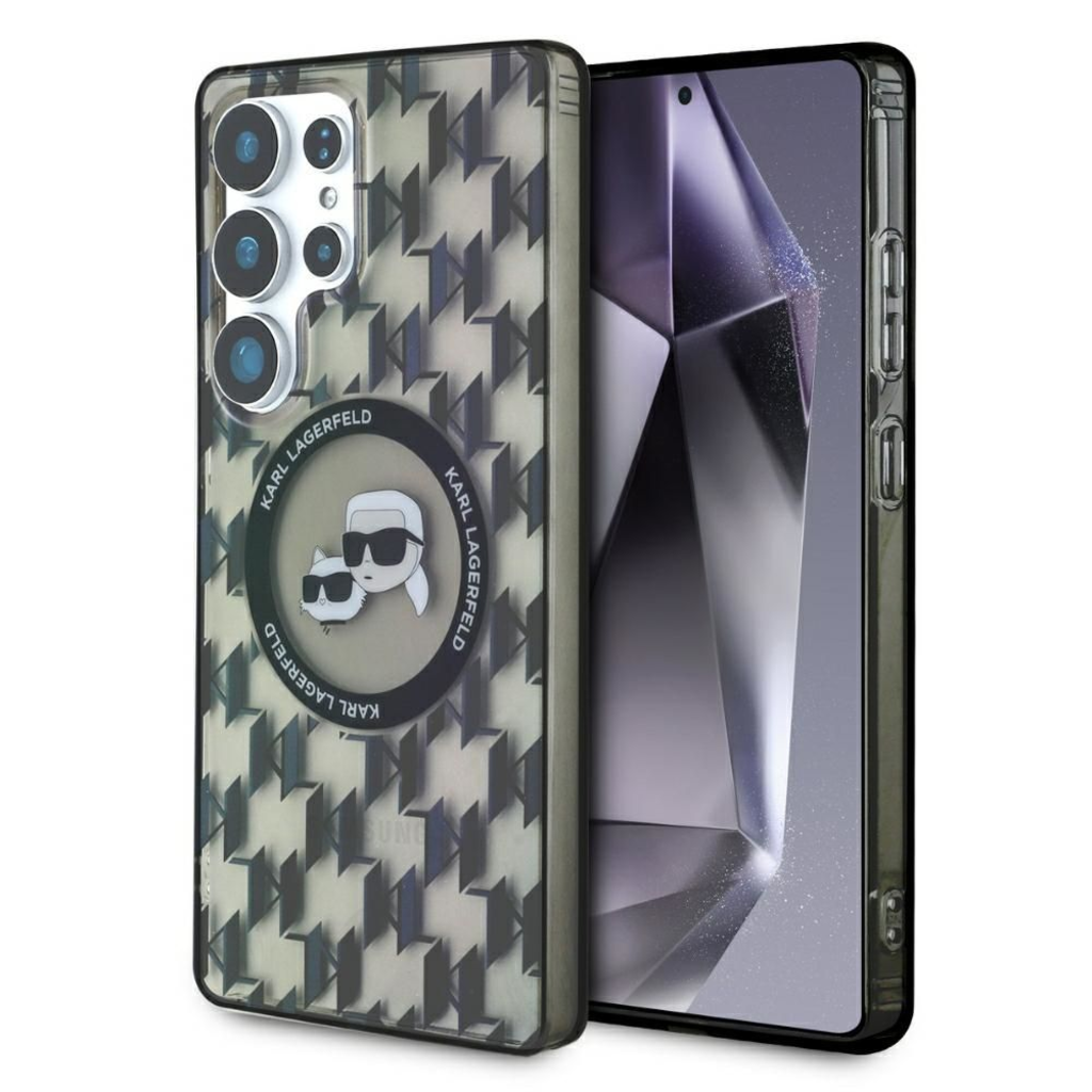 KARL LAGERFELD tok Samsung Galaxy S25 Ultra KLHMS25LHMCKMHK (Magnetic IML Metal Monogram KC Heads) fekete tok - 7