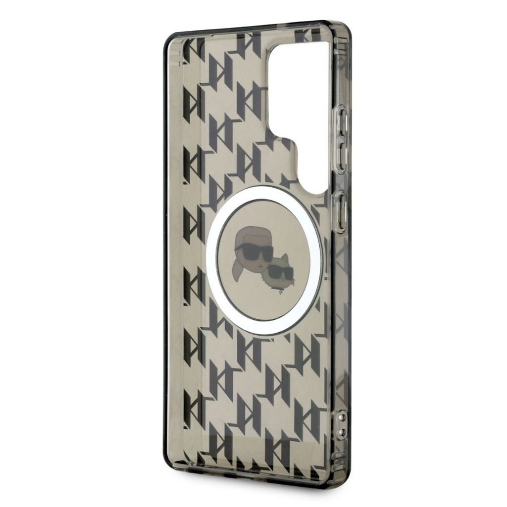 KARL LAGERFELD tok Samsung Galaxy S25 Ultra KLHMS25LHMCKMHK (Magnetic IML Metal Monogram KC Heads) fekete tok - 8