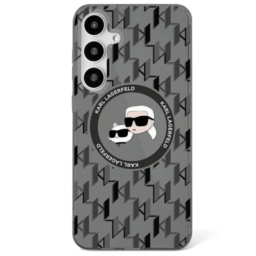 KARL LAGERFELD tok Samsung Galaxy S25 KLHMS25SHMCKMHK (Magnetic IML Metal Monogram KC Heads) fekete tok KARL LAGERFELD tok Samsung Galaxy S25 KLHMS25SHMCKMHK (Magnetic IML Metal Monogram KC Heads) fekete tok