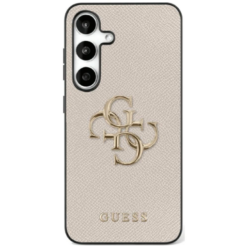 GUESS tok Samsung Galaxy S25 Ultra GUHCS25LPGT4MBE (PU Grained Big 4G és Classic Logo) bézs tok GUESS tok Samsung Galaxy S25 Ultra GUHCS25LPGT4MBE (PU Grained Big 4G és Classic Logo) bézs tok