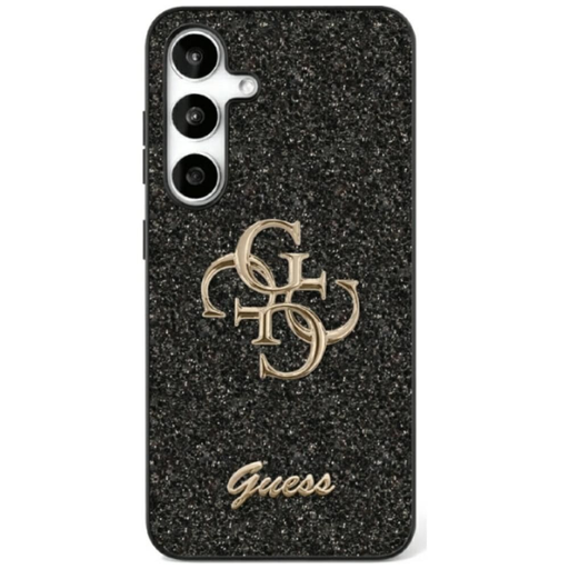 GUESS tok Samsung Galaxy S25 GUHCS25SHG4SGK (Fixed Glitter Big 4G) fekete tok GUESS tok Samsung Galaxy S25 GUHCS25SHG4SGK (Fixed Glitter Big 4G) fekete tok