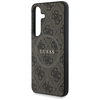 GUESS tok Samsung Galaxy S25 Plus készülékhez - GUHMS25MG4GFRW (Mágneses PU 4G Gyűrű Klasszikus Logóval) barna - 4. kép