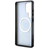 GUESS tok Samsung Galaxy S25 Ultra GUHMS25LHG4PRTGK (Magsafe IML fém csillámos 4G kör háromszög) fekete tok - 0. kép