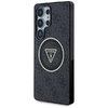 GUESS tok Samsung Galaxy S25 Ultra GUHMS25LHG4PRTGK (Magsafe IML fém csillámos 4G kör háromszög) fekete tok - 2. kép