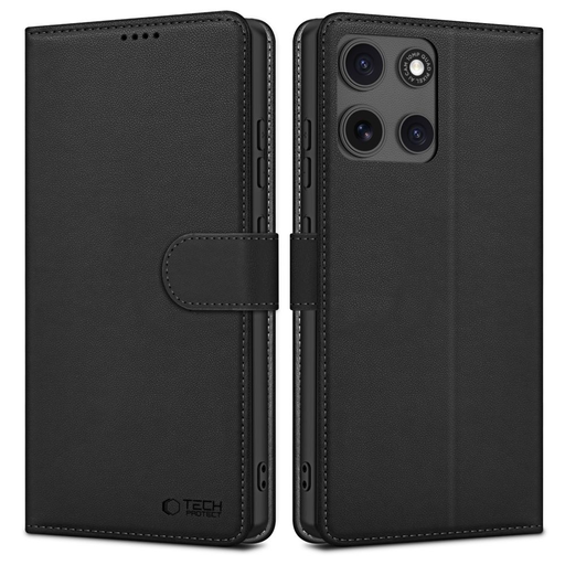 Tech-protect Wallet Motorola Moto G15 / G15 Power Matt Fekete tok Tech-protect Wallet Motorola Moto G15 / G15 Power Matt Fekete tok