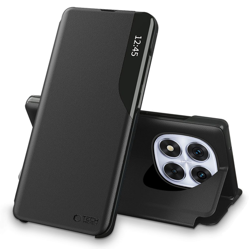 Tech-Protect Smart View Xiaomi Redmi Note 14 Pro 5G / Poco X7 5G fekete tok Tech-Protect Smart View Xiaomi Redmi Note 14 Pro 5G / Poco X7 5G fekete tok
