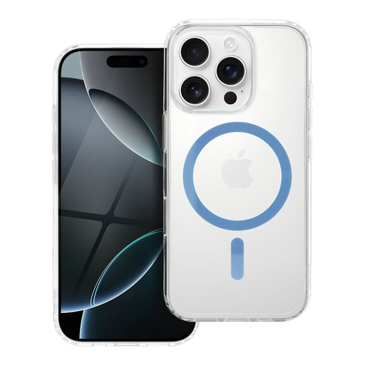 Drop Glue Színes Gyűrűs Mag Tok kompatibilis MagSafe funkcióval IPHONE 11 PRO készülékhez világoskék Drop Glue Színes Gyűrűs Mag Tok kompatibilis MagSafe funkcióval IPHONE 11 PRO készülékhez világoskék