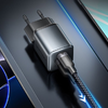 Vention GaN töltő USB-C+A 30W +1m USB-C-C kábel (szürke) - 4. kép