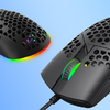 Vezetékes gamer egér Havit MS1036 RGB (fekete) - 2. kép