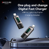 Yesido Adapter OTG GS25 - Lightning (hím) to Type C (nő) - LCD kijelzővel fekete - 0. kép