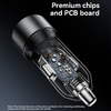 Yesido autós töltő Y64 - USB + Type C - 20W + PD 30W fekete - 1. kép