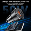 Yesido autós töltő Y64 - USB + Type C - 20W + PD 30W fekete - 2. kép