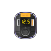 Yesido Transmitter FM Y45 MP3, Bluetooth - 2xUSB + Type C + microSD - QC 18W PD 20W fekete - 1. kép