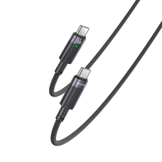 Yesido kábel CA160 fonott - Type C Type C-hez - PD 60W 1,2 méter fekete