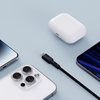 USB-C - Lightning kábel Aukey CB-SCL1, 27W, 1m (fekete) - 1. kép