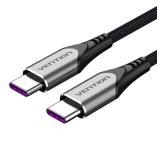 USB-C 2.0 - USB-C Kábel Vention TAEHG 1.5m PD 100W Szürke