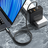 USB 2.0 C-C Férfi 5A Vention 100 W LED Kábel 2M (Fekete) - 4. kép