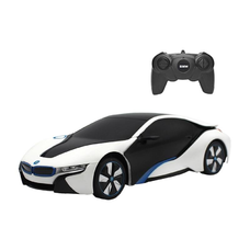 RASTAR R/C 1:24 méretarányú BMW i8-UV Érzékeny Kollekció fehér/sárga