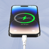 USB-C - Lightning kábel Aukey CB-SCL1, 27W, 1m (fehér) - 1. kép