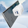 Fali töltő, Vention, FEQB0-EU, USB-C, USB-A, 30W/30W, GaN (fekete) - 1. kép