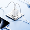 Fali töltő, Vention, FEQB0-EU, USB-C, USB-A, 30W/30W, GaN (fekete) - 2. kép