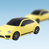 RASTAR R/C 1:14 Volkswagen Bogár sárga - 1. kép